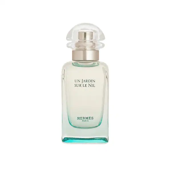 Hermes Un Jardin Sur Le Nil perfume bottle, elegant and fresh fragrance.