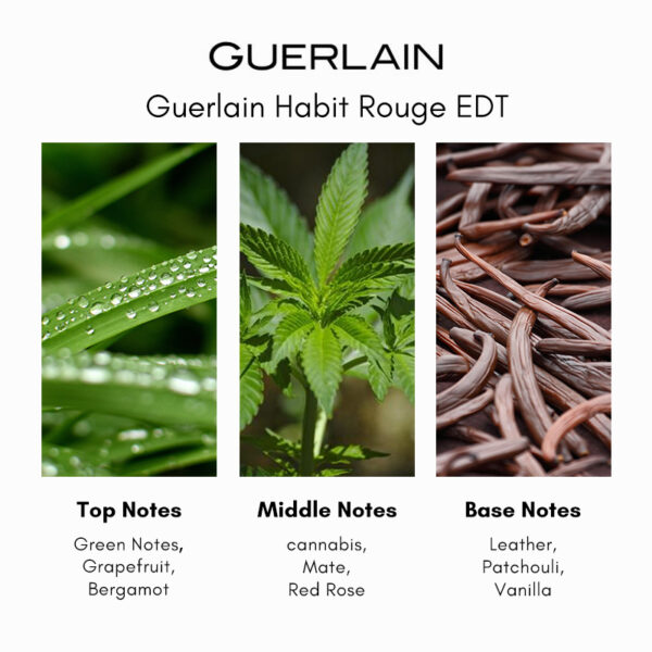 Guerlain Habit Rouge Eau de Toilette - Image 5