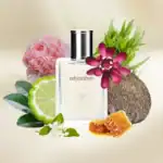 Calycanthemus fragrance bottle with floral and citrus accents.