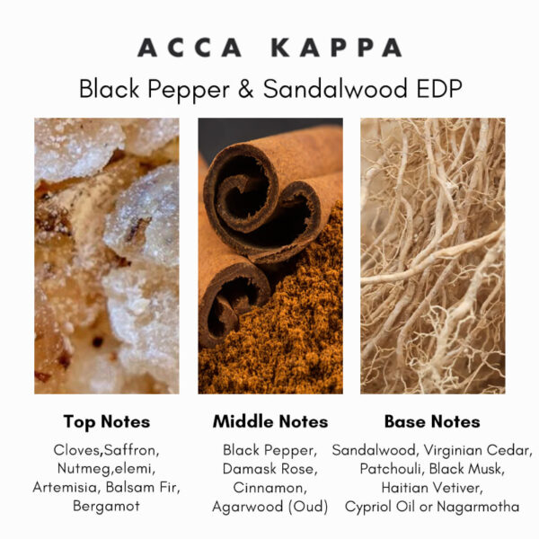 Acca Kappa Black Pepper & Sandalwood Eau de Parfum - Image 4