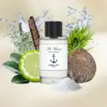 Hebeley Paris Set Warm Eau de Parfum with citrus, coconut, and herbal notes.