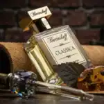 Bortnikoff Classic fragrance bottle with elegant gold cap.