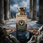 Electimuss Mystique Eau de Parfum, a sophisticated scent housed in an elegant bottle, perfect for di.