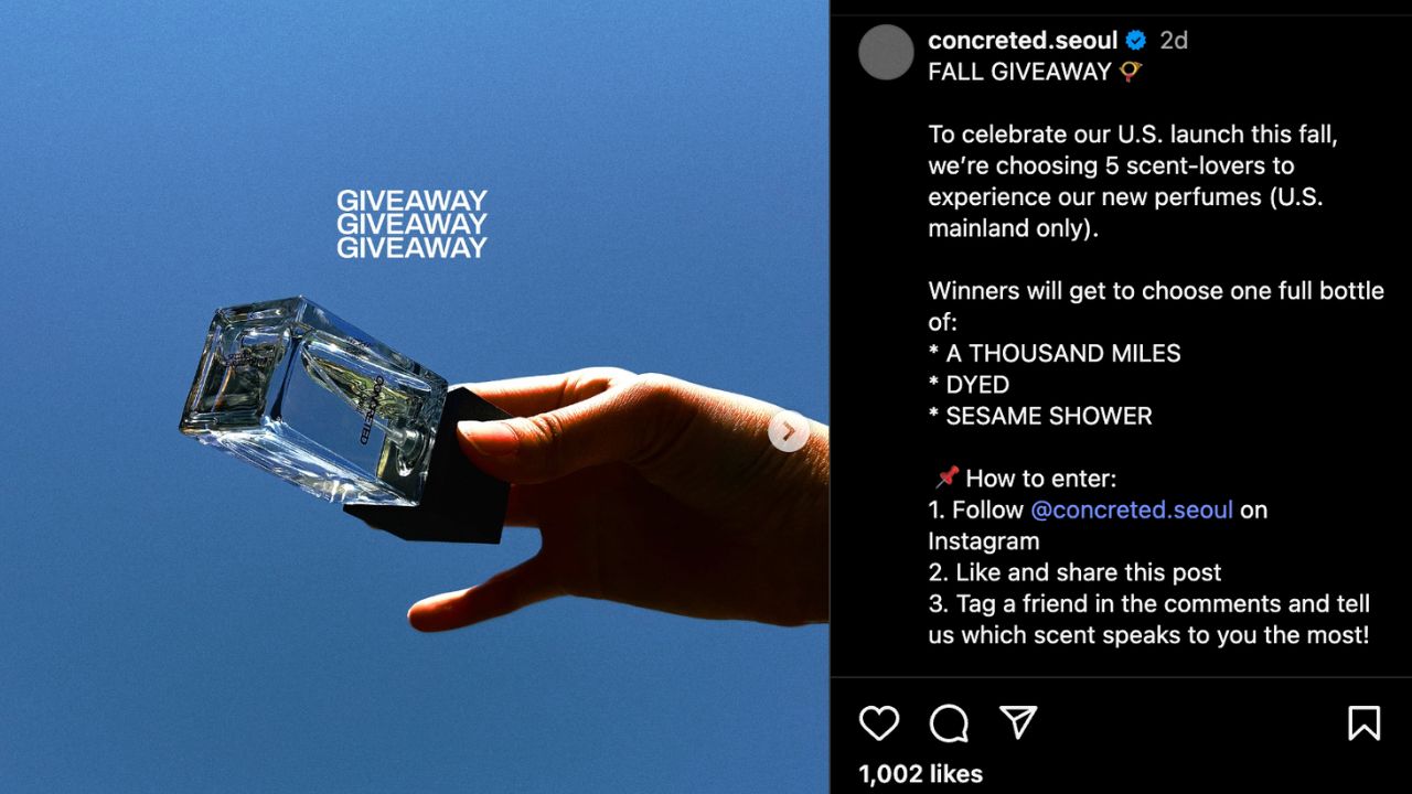 How to Get Free Perfume Samples X Follow Brands on Social Media for Giveaways