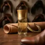 Fuveur Parfum bottle with gold cap and elegant design, perfect for high-end perfume enthusiasts.