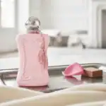 Elena Exclusive pink perfume bottle with tassel detail from Beautinow.