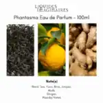 Black Tea, Yuzu, Rice, Juniper, Musk, Ginger, Woody Notes.