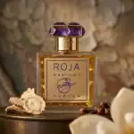 Roja Parfums Haute Luxe fragrance bottle with elegant purple accents.