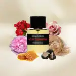 Edouard Flechier Rose Tonnerre fragrance in a sleek bottle with floral and honey notes.