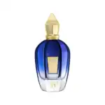 Alwa Torino 21 fragrance bottle, a high-end perfume design with elegant blue and gold accents.