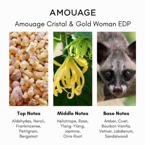 Amouage Cristal & Gold Woman Eau de Parfum - Image 4