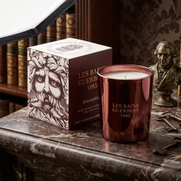 Les Bains Guerbois Atmosphere Scented Candle - A luxurious scented candle available at Beautinow.