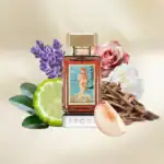 Argos La Sirène perfume bottle with lavender, lime, and floral accents.
