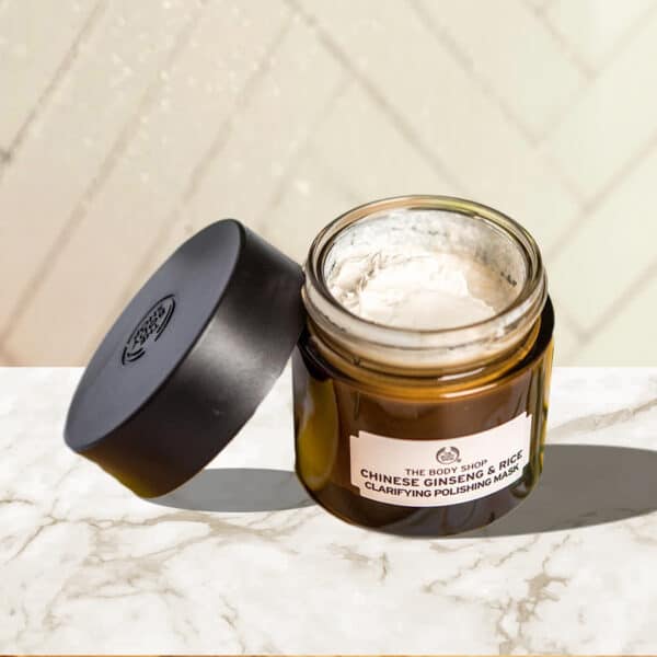 The Body Shop Chinese Ginseng & Rice Clarifying Polishing Mask - Image 3