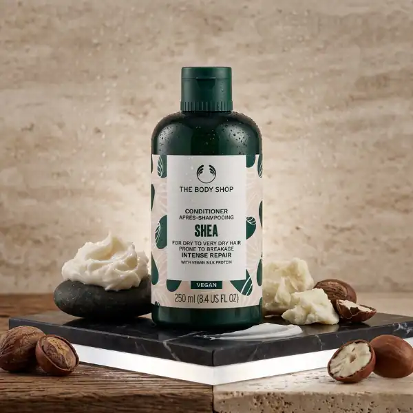 The Body Shop Shea Intense Repair Conditioner - A premium hair care product available at Beautinow.