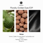 Floraiku Golden Eyes EDP fragrance bottle, luxury niche perfume at Beautinow.