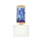 Floraiku Golden Eyes fragrance bottle with artistic forest design, 50ml, no cap, luxury niche perfum.