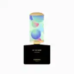 Floraiku In The Dark fragrance bottle with colorful abstract design, 50ml size, no cap.