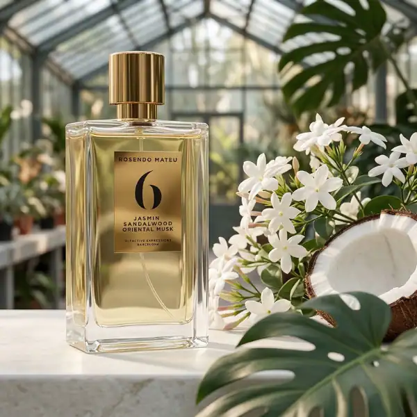 Rosendo Mateu Jasmin Sandalwood Oriental Musk - A premium fragrance bottle available at Beautinow.