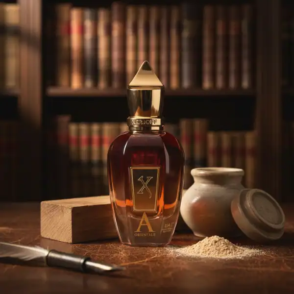 Xerloff Orientale perfume bottle, elegant and sophisticated, perfect for niche fragrance enthusiasts.