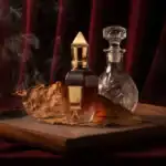 Xerjoff Alexandria II fragrance bottle with intricate glass design and gold accents.