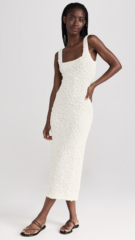 Mara Hoffman white Sloan Dress with The Different Company perfume