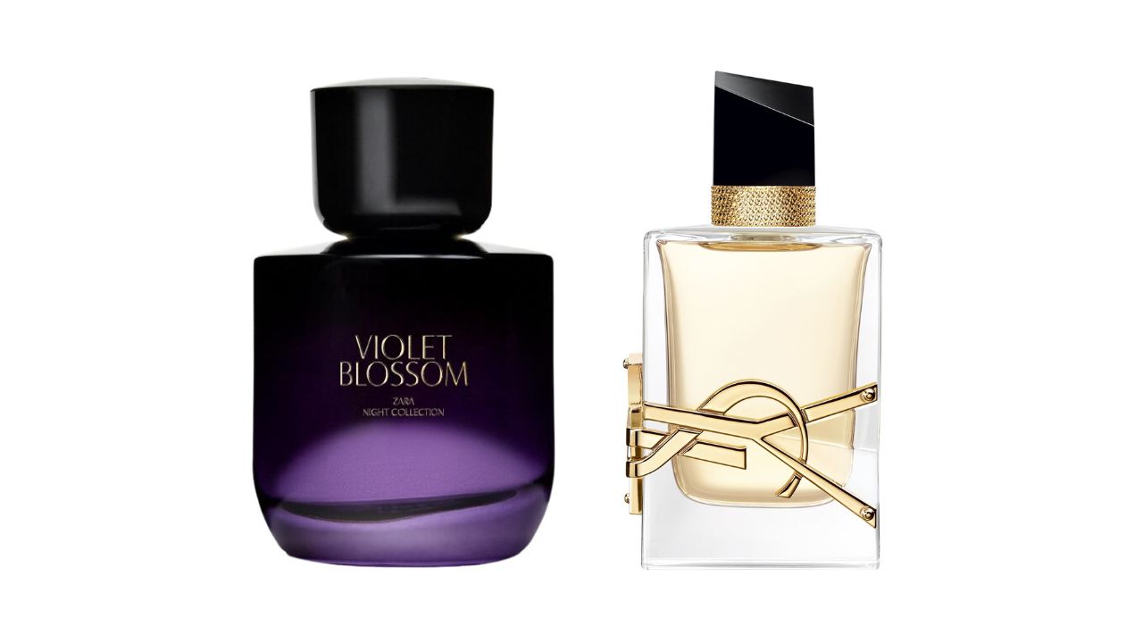 Zara Violet Blossom X YSL Libre Dupe