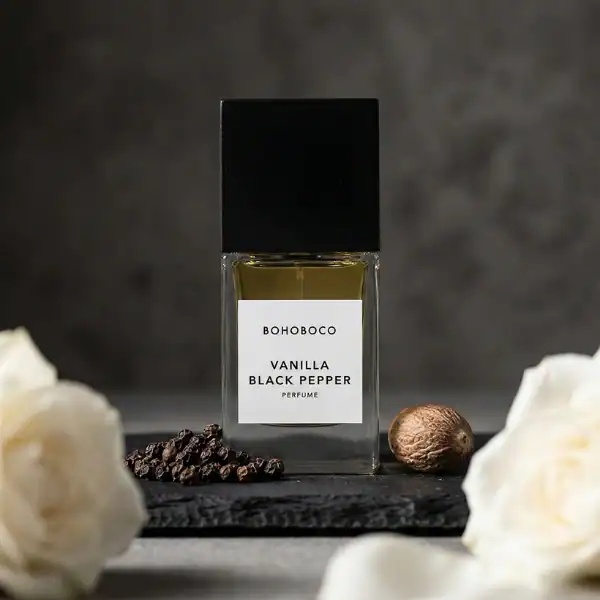 Bohoboco Vanilla Black Pepper fragrance - A premium perfume available at Beautinow.