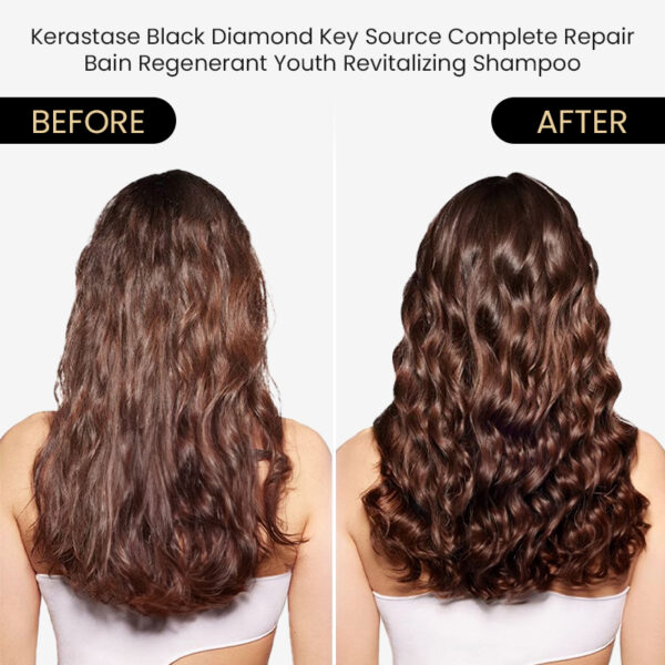 Kérastase Black Diamond Key Source Complete Repair Bain Régénérant Youth Revitalizing Shampoo - Image 5