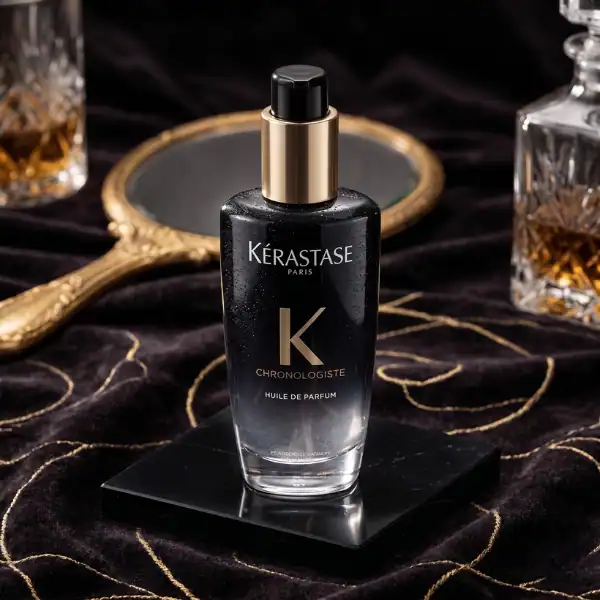 Kérastase Chronologiste Huile De Parfum Hair Oil - A luxurious hair perfume oil available at Beautin.