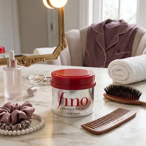 Shiseido Fino Premium Touch Hair Mask - A luxurious hair treatment available at Beautinow.