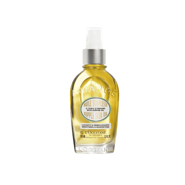 3253581758595 L'OCCITANE BODY OIL 100ML ALMOND L'Occitane Almond Supple Skin Oil - Image 1