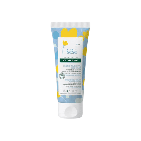 3282779327060 KLORANE BEBE NOURISHING CREAM 40ML CALENDULA Klorane Baby Nourishing Cream with Calendula - Image 1