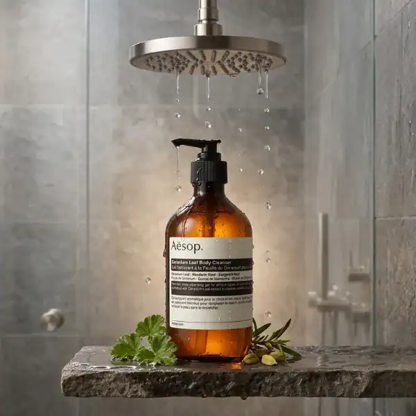 Aesop Geranium Leaf Body Cleanser - A premium body cleanser available at Beautinow.
