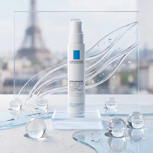 Hydraphase Intense Serum by La Roche-Posay, a hydrating skincare product for deep moisture.