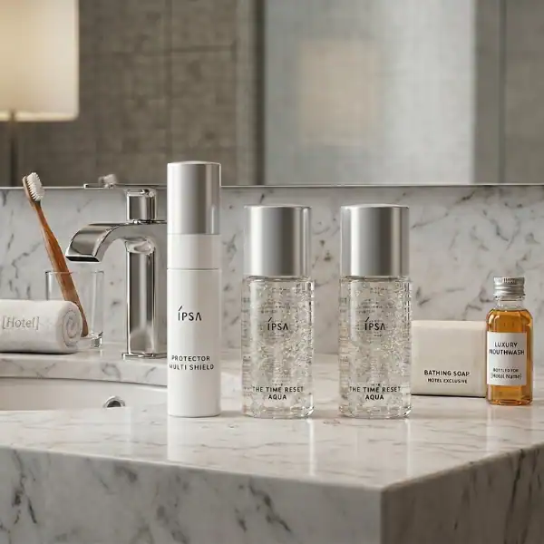 IPSA The Time Reset Aqua and Face Sunscreen collection, perfect for luxurious skincare routines.