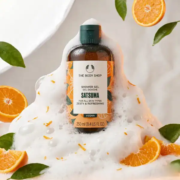 The Body Shop Satsuma Shower Gel - A premium citrus-infused shower gel available at Beautinow.