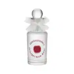 Penhaligon's Elizabethan Rose perfume bottle with elegant design and floral accents.