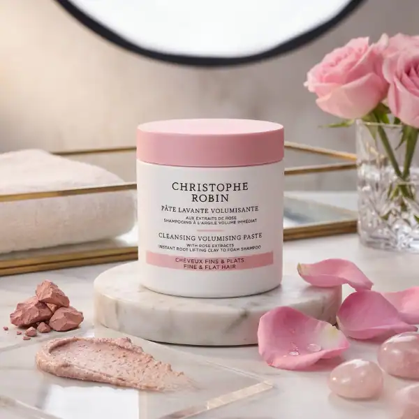 Christophe Robin Cleansing Volumizing Hair Paste - A premium hair care product available at Beautino.