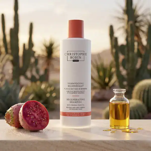 Christophe Robin Regenerating Shampoo with Prickly Pear Oil.