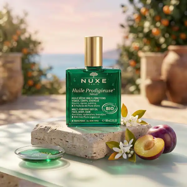 Nuxe Huile Prodigieuse Neroli - A luxurious multi-purpose dry oil available at Beautinow.