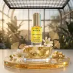 Nuxe skincare night recovery oil balm for face, ideal for rejuvenating skin overnight.