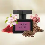 JIHAN by KAJAL fragrance bottle with floral and spice elements.