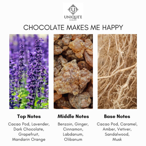 Unique'e Luxury Chocolate Makes Me Happy Extrait de Parfum - Image 4