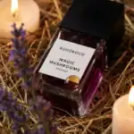 Bohoboco Magic Mushrooms fragrance bottle with a minimalist label.