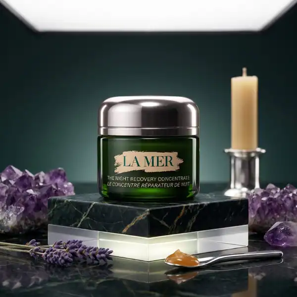 La Mer The Night Recovery Concentrate Cream.