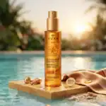 Nuxe Tanning Sun Oil High Protection SPF 50 for Face and Body.