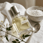 Seminalis perfume in a sleek glass bottle with a silver cap, perfect for high-end scent collection.