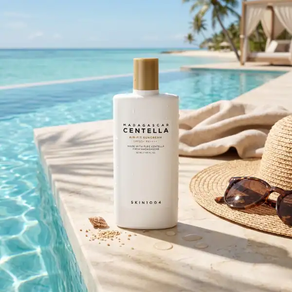 Madagascar Centella Air-Fit Suncream Plus SPF50+ PA++++ - A premium sun protection product available.