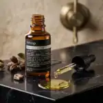 Aesop Shine Hair & Beard Oil - A premium hair and beard oil available at Beautinow.